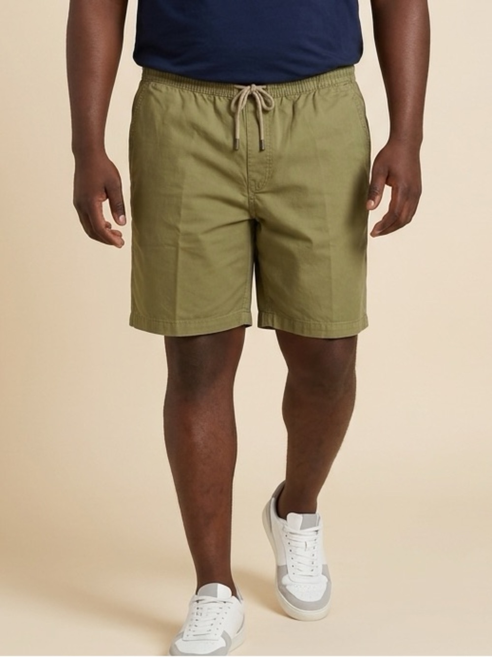 NWT Goodthreads Men’s Pull On Comfort Stretch Canvas 7” Shorts Green - Size XXL